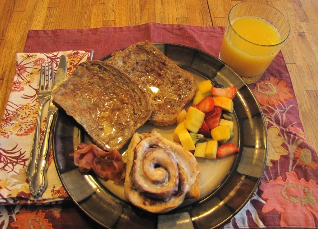 An example of a tasty breakfast.
