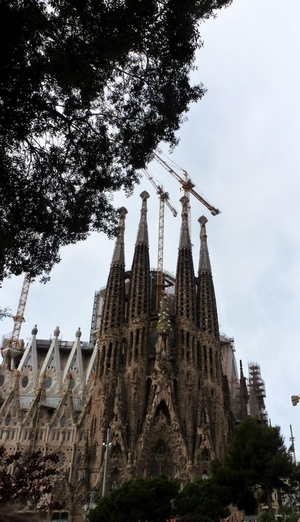 La Sagrada Familia is one of Barcelonas most famous sites for tourists to come and visit.