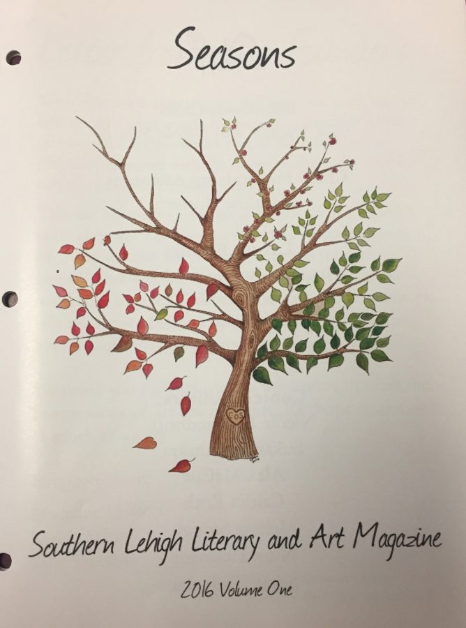 Last year, Southern Lehighs Art and Literary Club published their first magazine, Seasons. This magazine provided students with a platform to showcase their creativity. 