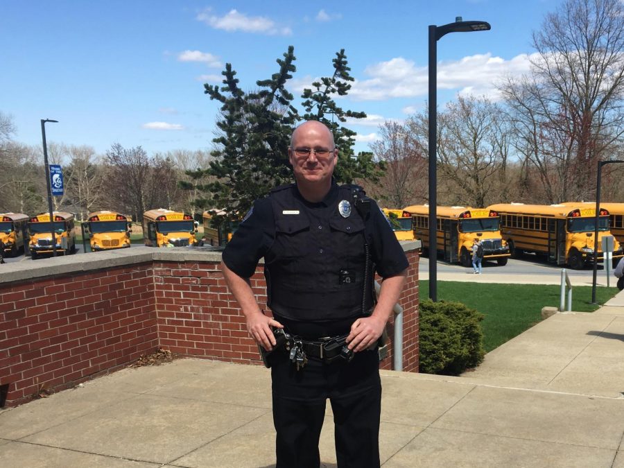 School Resource Officer Brian MacLaughlin is dedicated to the safety and security of the students and staff of Southern Lehigh High School.
