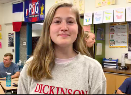 Hannah DelSordo will attend Dickinson University in the fall of 2019.