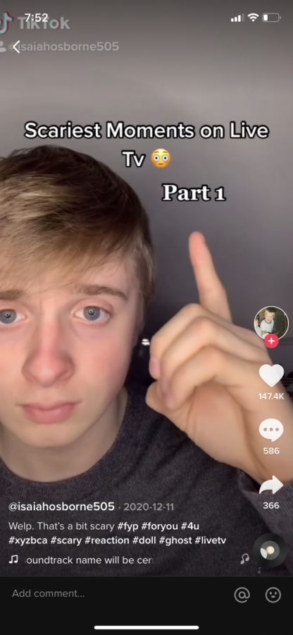 Isaiah Osborne (class of 2021) has gained over 50 million likes on his Tiktok since creating his account in July of 2020.