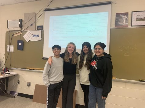 The 2022 freshman student officers are President Pj Clauser, Vice Presicent Avi Shah, Secretary Evon Kamel, and Treasurer Avantika Johri.