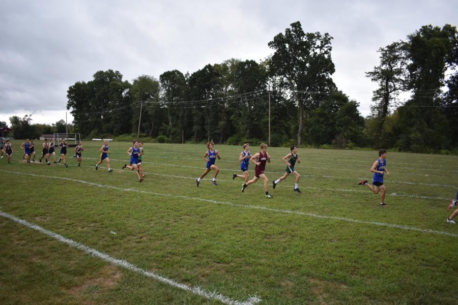 At each meet, athletes on the cross country team strive to place better than their last.