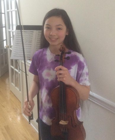 Violinist Natasha Ding performs in all-state orchestra