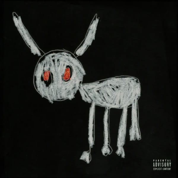 Drake uses his son’s drawing of a dog as the album cover of For All the Dogs.