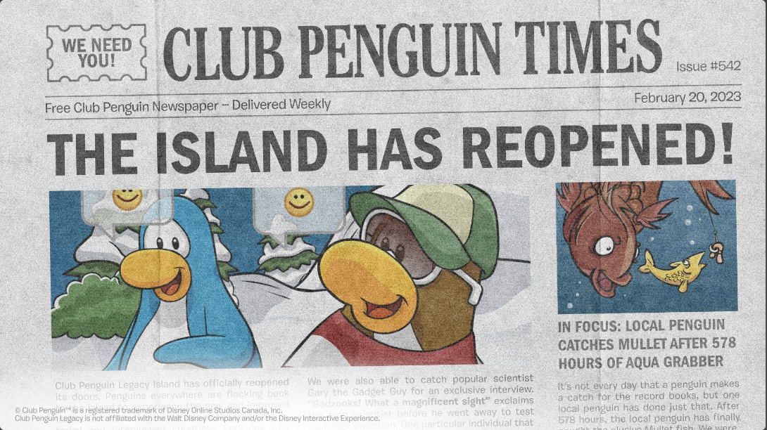 Club Penguin has returned with a new development team.
