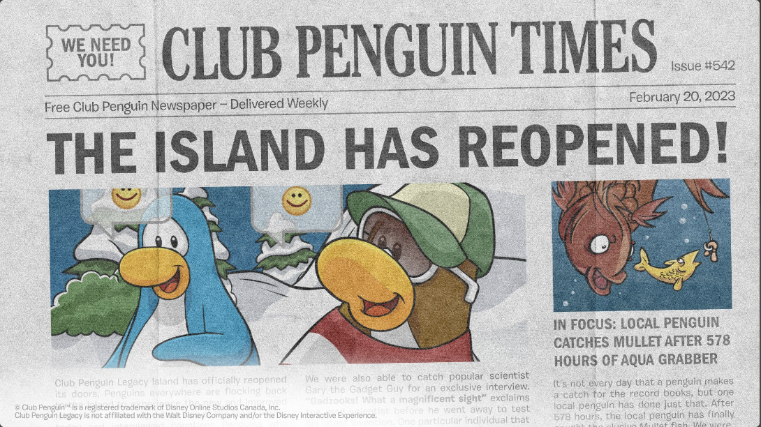 Disney Shuts Down 'Club Penguin Rewritten' Server